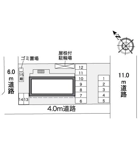 ★手数料０円★名張市希央台２番町　月極駐車場（LP）